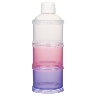 Contenitore di latte in polvere per bambini a 3 griglie Dispensatore di formula PP senza BPA