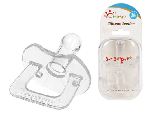 Bambino liquido trasparente libero Soother del silicone di iso di BPA