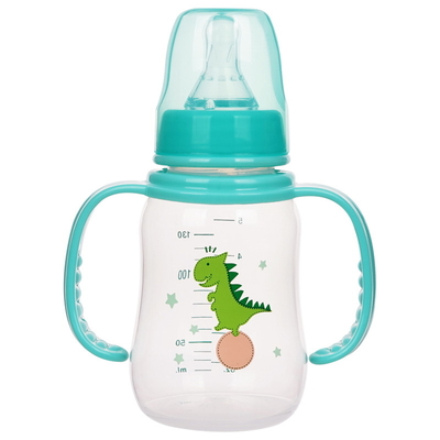 Flascia di alimentazione per neonati in PP 5 oz 130 ml doppia maniglia