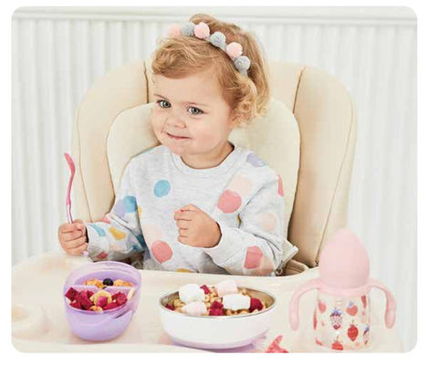 Bottiglia per bambini in PP da 240 ml a 300 ml con doppia maniglia resistente agli urti