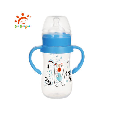 Bottiglia per bambini a collo largo in 9oz di PP