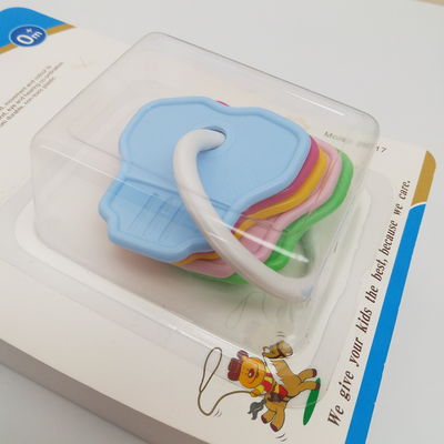 3 mesi non tossico pp Ring Baby Teether Keys