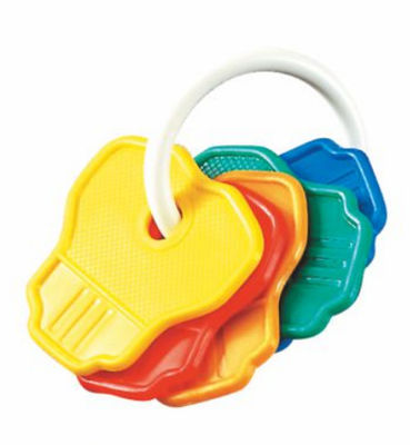 3 mesi non tossico pp Ring Baby Teether Keys