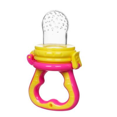 FDA bianco silicone non appiccicoso Teether del bambino da 6 mesi