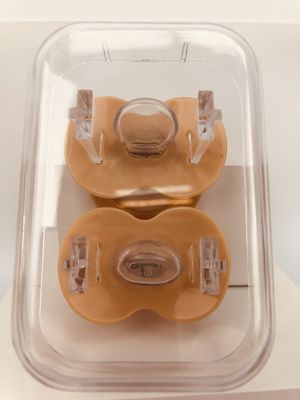 2pcs 0-6 mesi di bambino liquido Soother del silicone