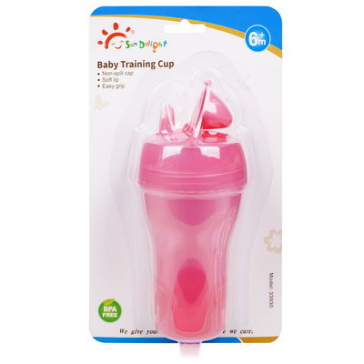 6oz 180ml non rovesciano la tazza sicura libera di Sippy di 6 mesi di BPA