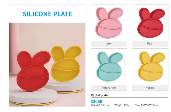 Piatto e ciotola per bambini in silicone