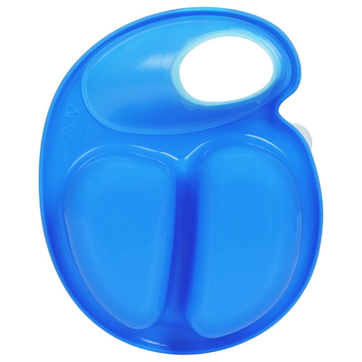 Cucchiai e cucchiai per bambini a manica facile e blu senza BPA